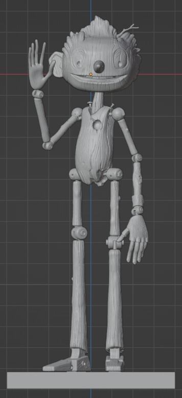 PINOCCHIO DEL TORO POSE 1 3D print model_7
