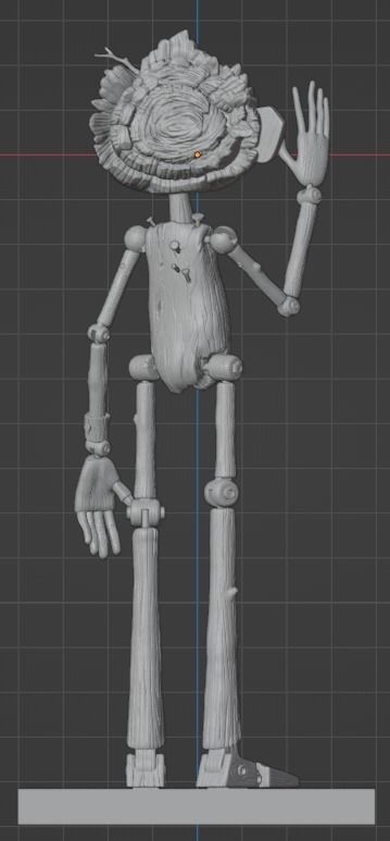 PINOCCHIO DEL TORO POSE 1 3D print model_8