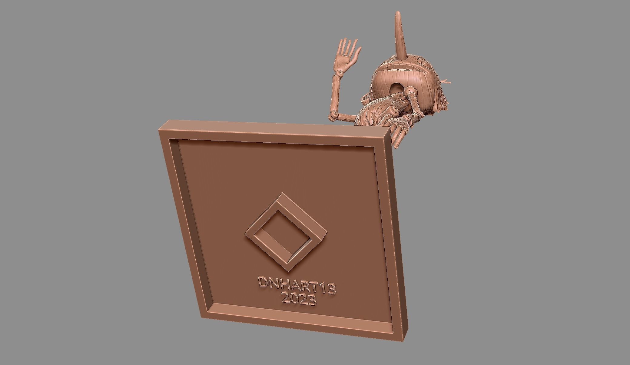 PINOCCHIO DEL TORO POSE 1 3D print model_6