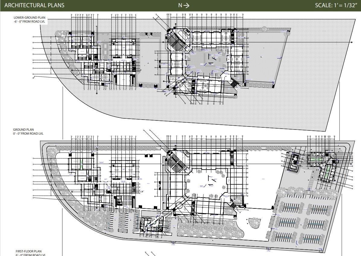 Revit 3d model of a liberal arts university with 2d drawings 3D model_5