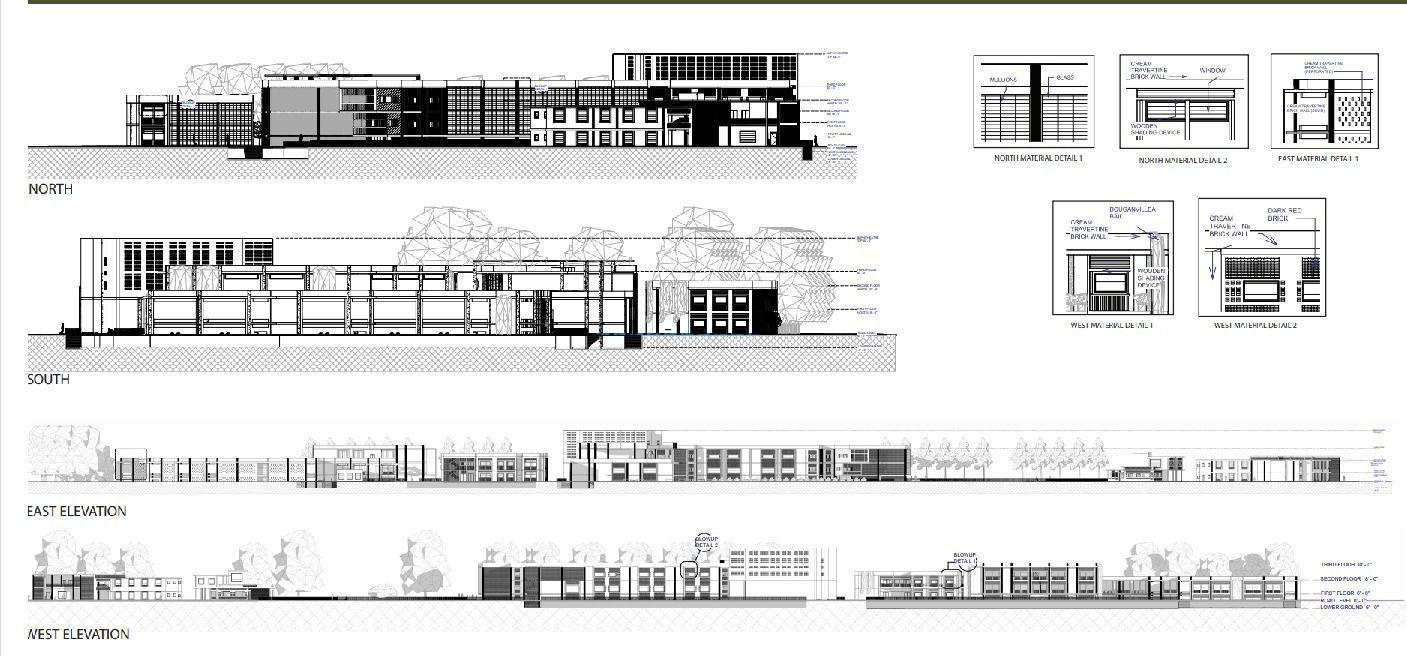 Revit 3d model of a liberal arts university with 2d drawings 3D model_2