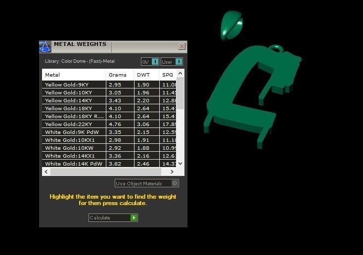 Model 1006 C Russelot Initial Letter Alphabet Pendant 3D print model_10