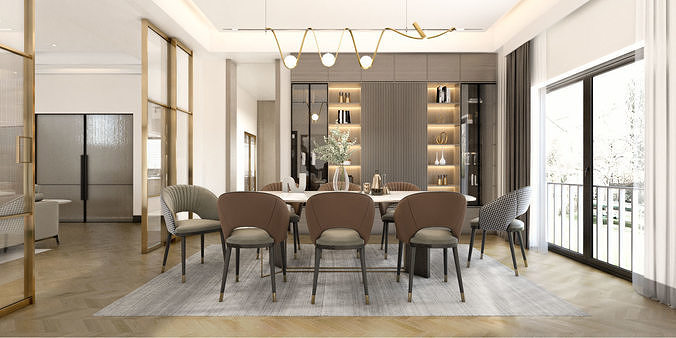 interior design 3D model 4