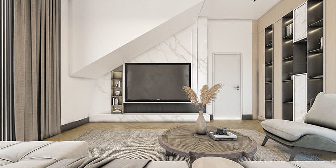 interior design 3D model 7