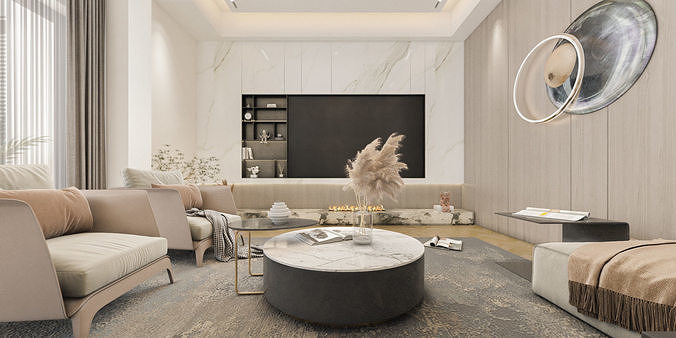 interior design 3D model 2
