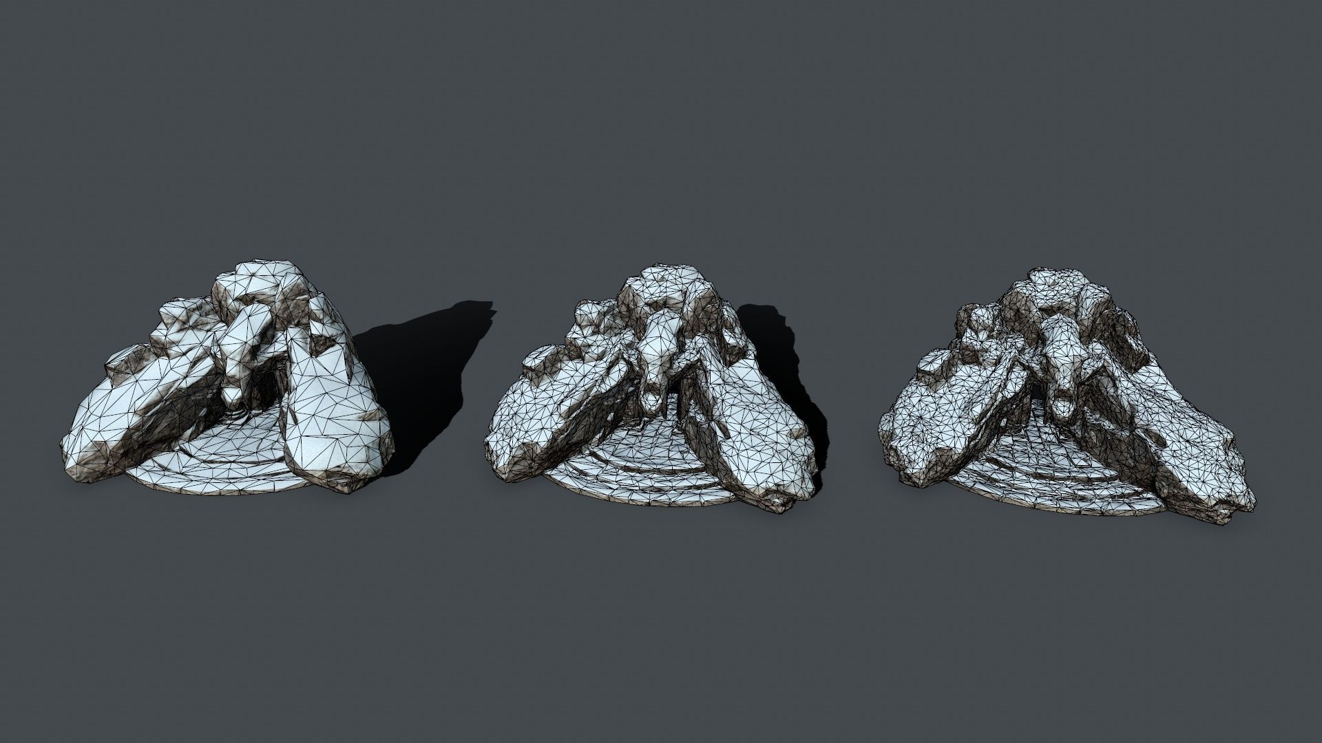 Skull Gate 16 Low-poly 3D model_16