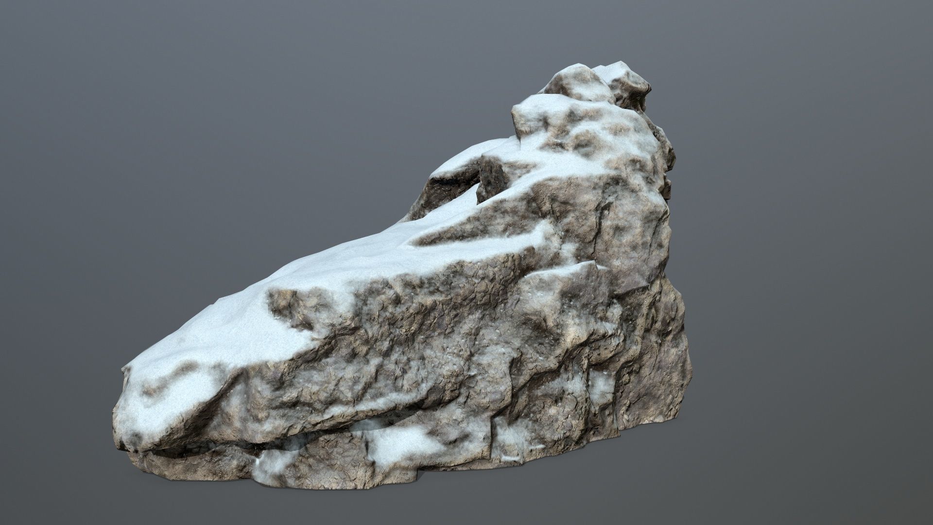 Skull Gate 16 Low-poly 3D model_8