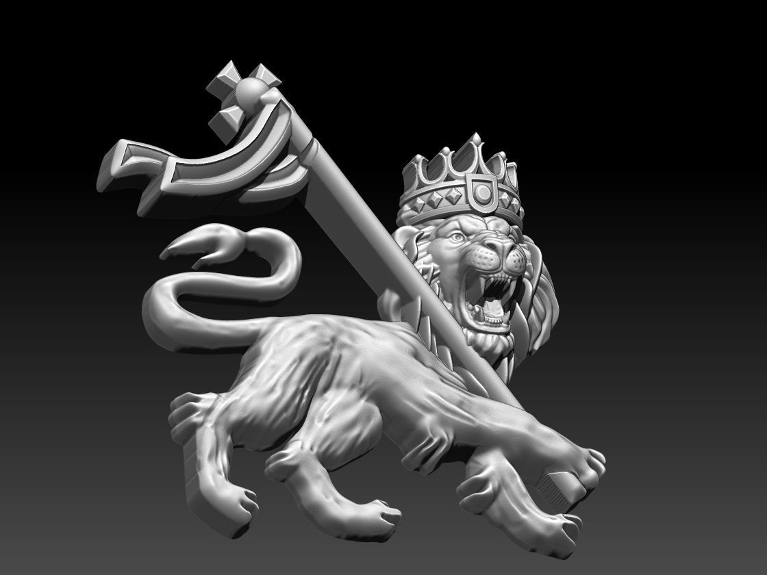 Lion Of Judah Ring - Leao de Judah 3D print model_15
