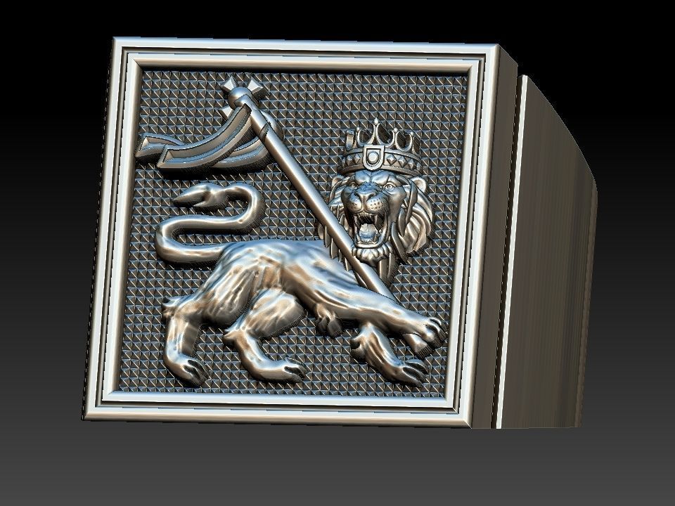Lion Of Judah Ring - Leao de Judah 3D print model_11