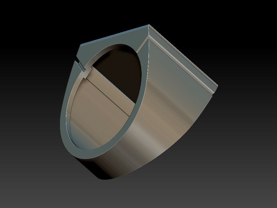 Lion Of Judah Ring - Leao de Judah 3D print model_26