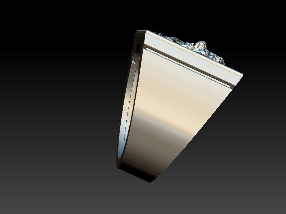 Lion Of Judah Ring - Leao de Judah 3D print model_17