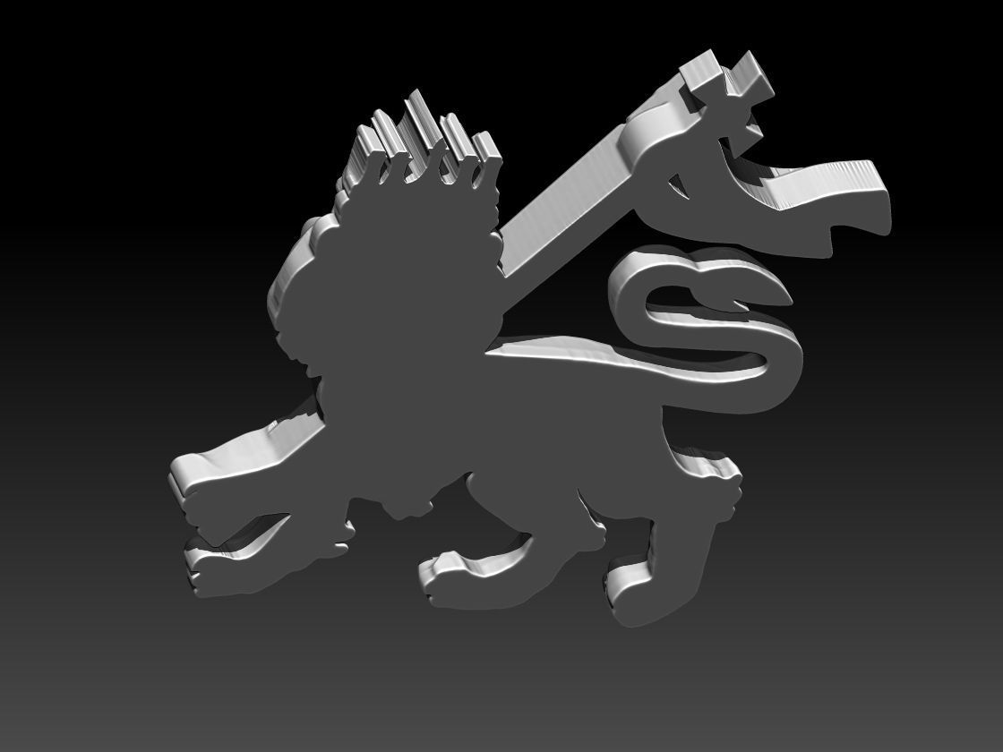 Lion Of Judah Ring - Leao de Judah 3D print model_14
