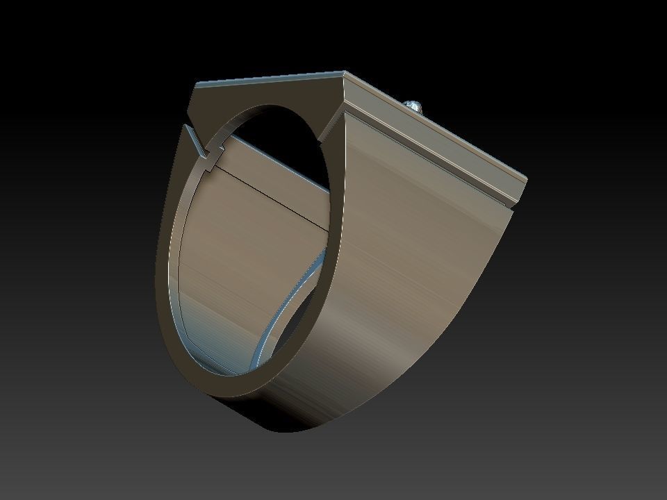 Lion Of Judah Ring - Leao de Judah 3D print model_16