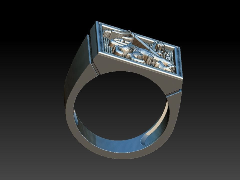Lion Of Judah Ring - Leao de Judah 3D print model_2