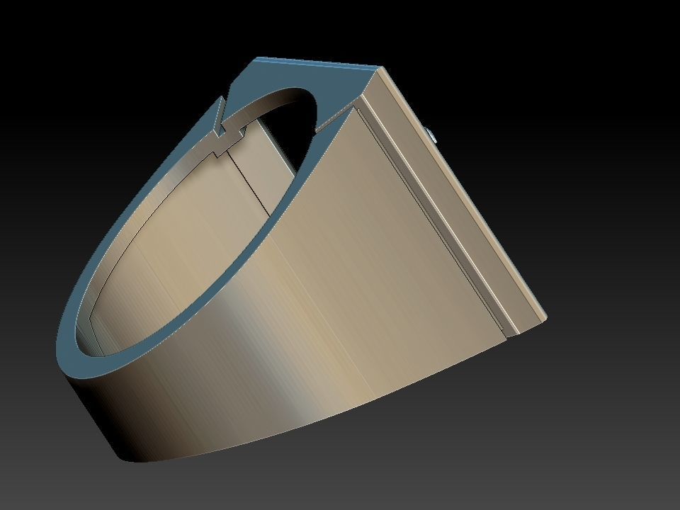 Lion Of Judah Ring - Leao de Judah 3D print model_7