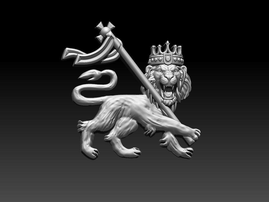 Lion Of Judah Ring - Leao de Judah 3D print model_13