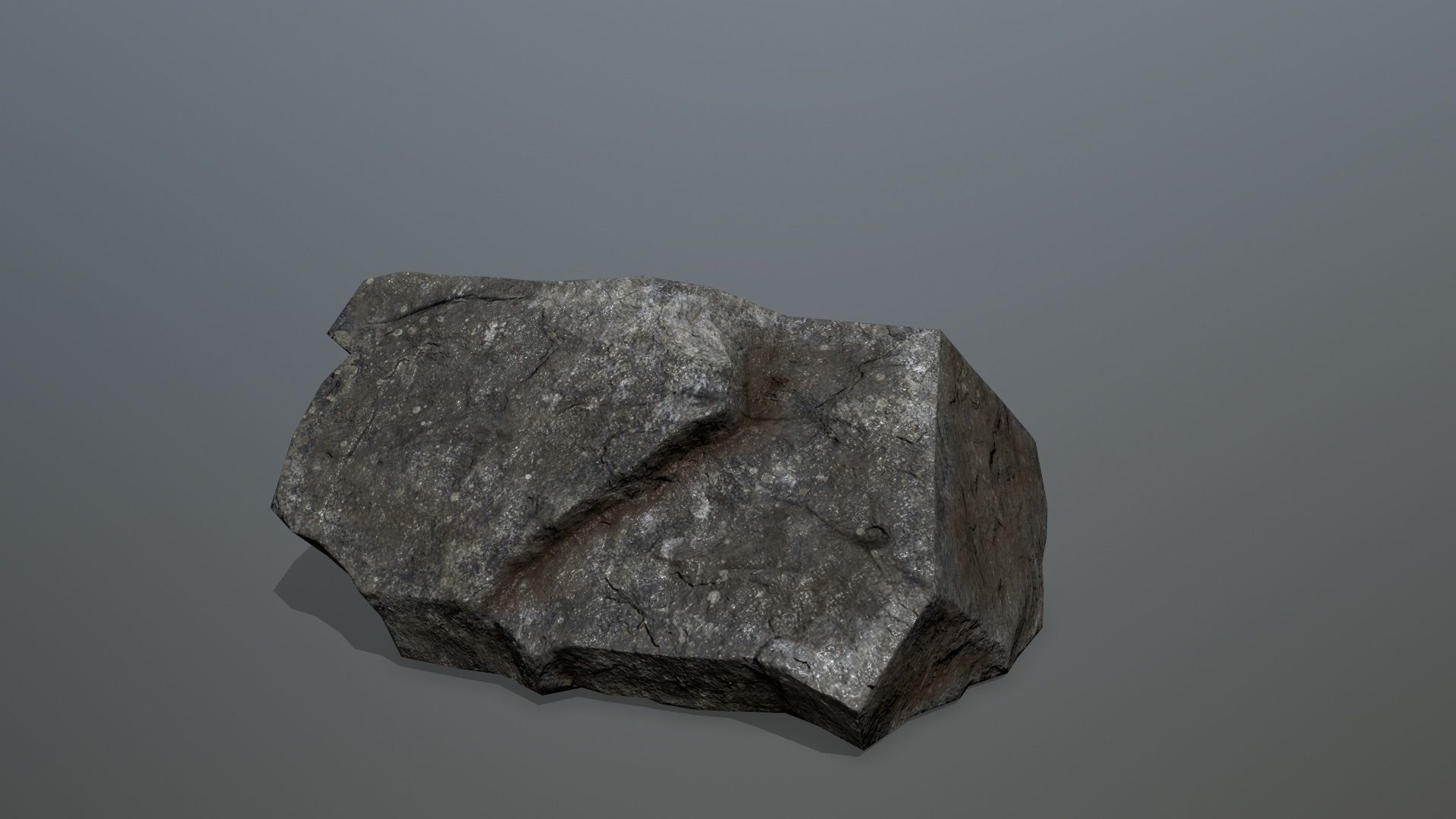 Rock Set 15 Low-poly 3D model_11
