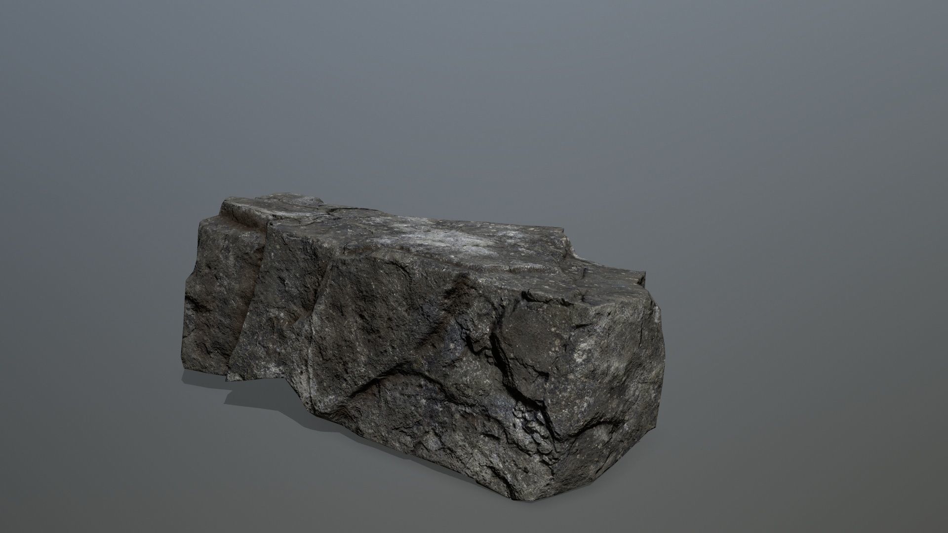 Rock Set 15 Low-poly 3D model_9