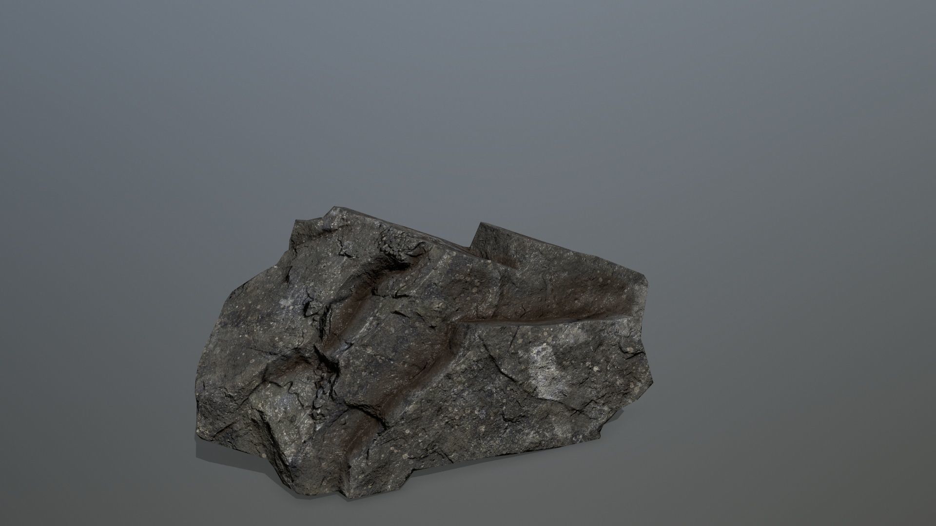 Rock Set 15 Low-poly 3D model_14