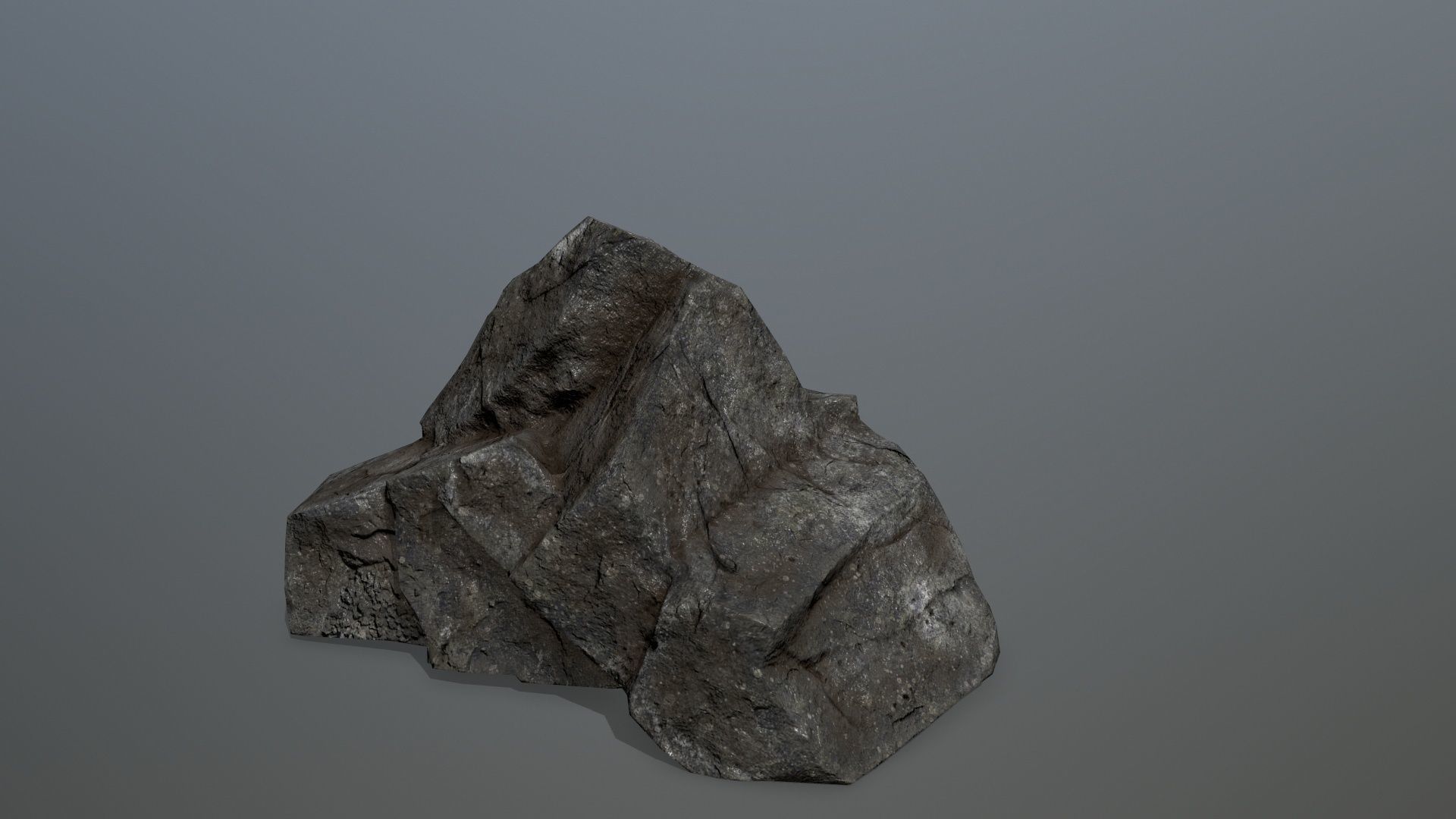 Rock Set 15 Low-poly 3D model_12