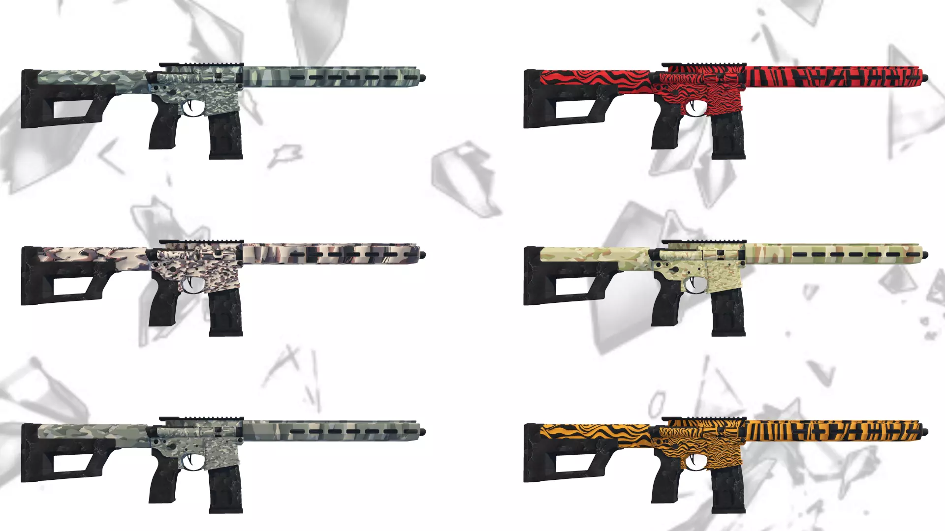 SIGM400 TREAD Rifle Low-poly 3D model