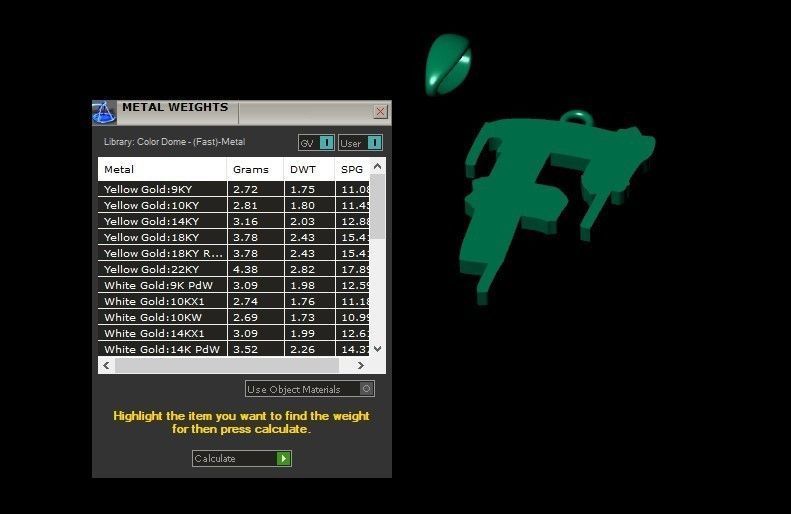 Model 1009 F Russelot Initial Letter Alphabet Pendant 3D print model_11