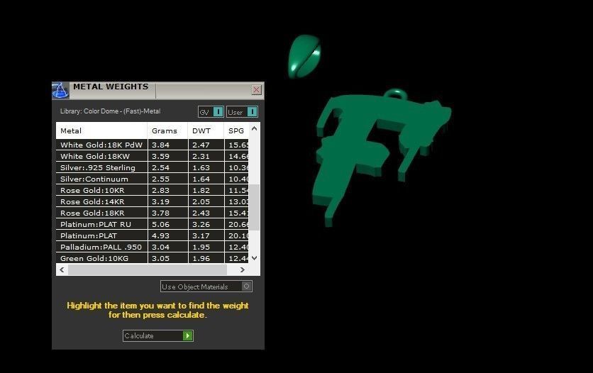 Model 1009 F Russelot Initial Letter Alphabet Pendant 3D print model_10
