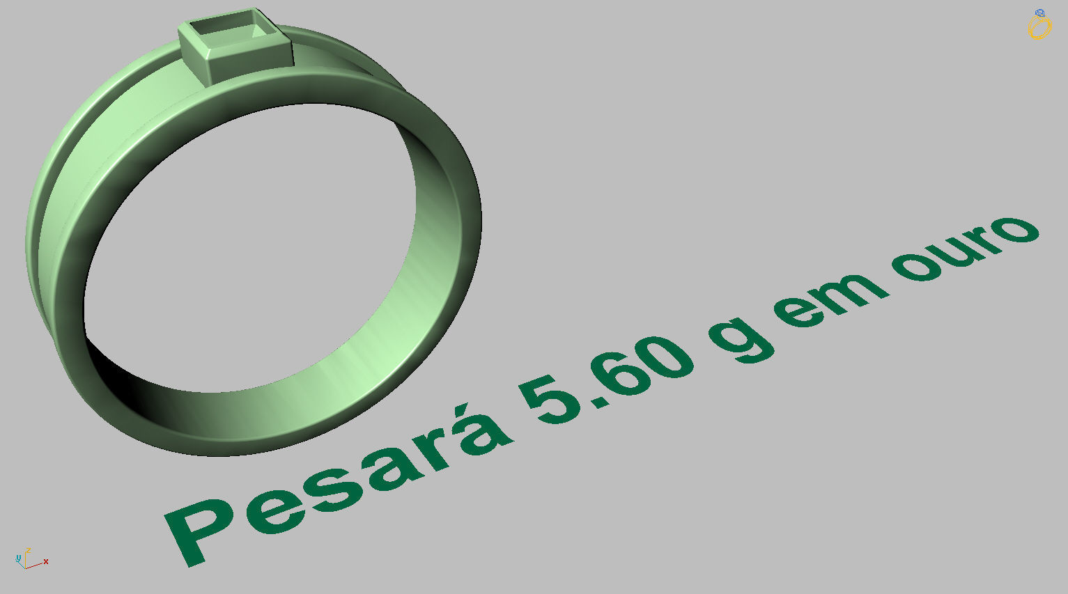 Graduation Ring 3D print model_15