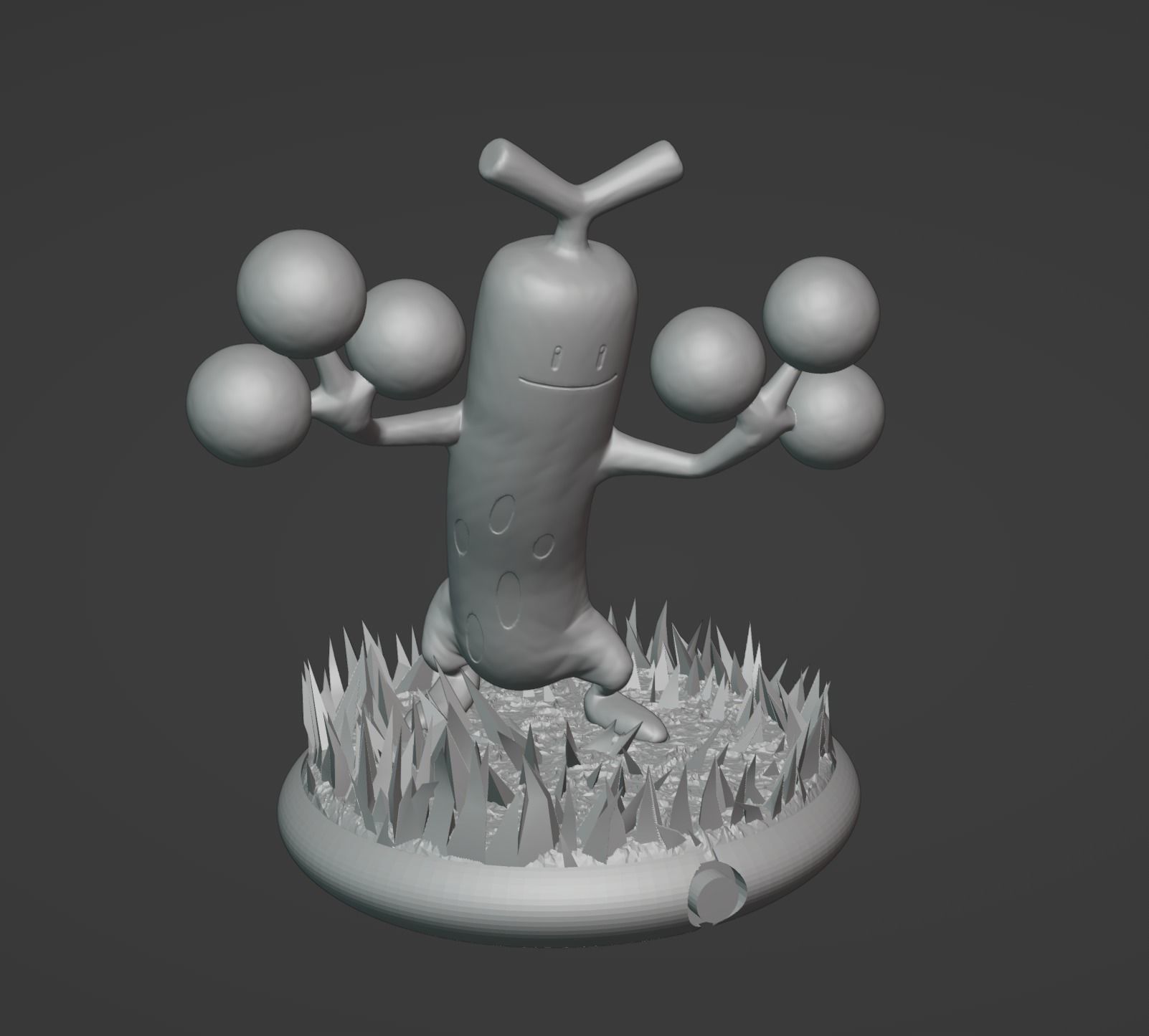 Sudowoodo pretending to be a scary tree 3D print model_4