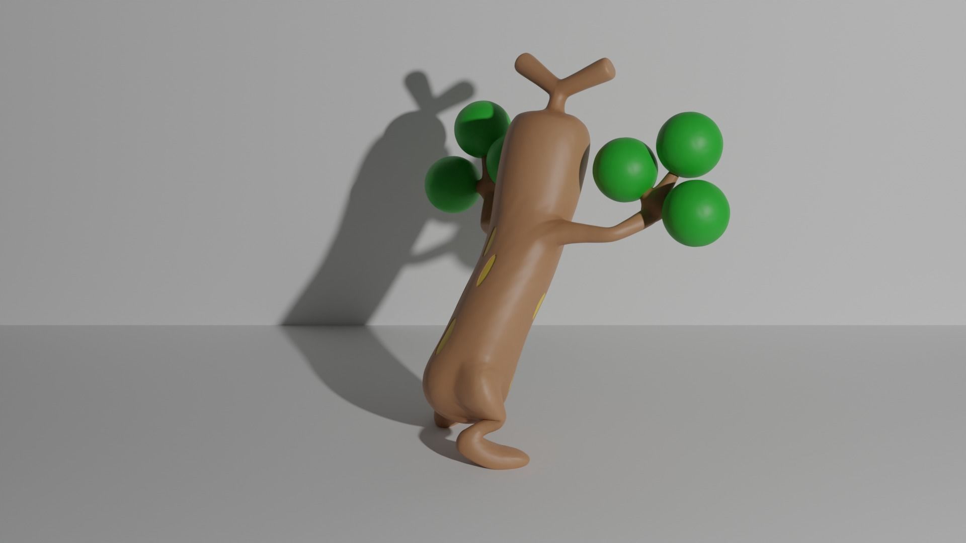 Sudowoodo pretending to be a scary tree 3D print model_2