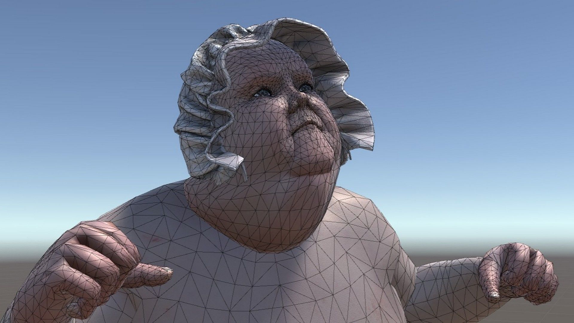 Big People Low-poly 3D model_10