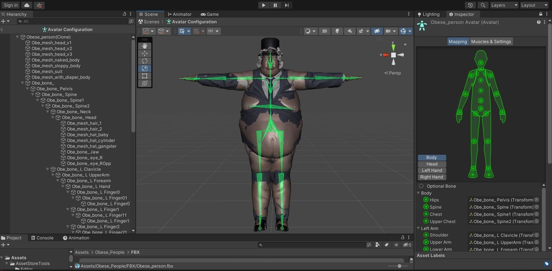 Big People Low-poly 3D model_11