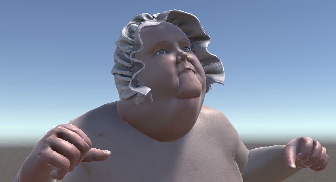 Big People Low-poly 3D model_9