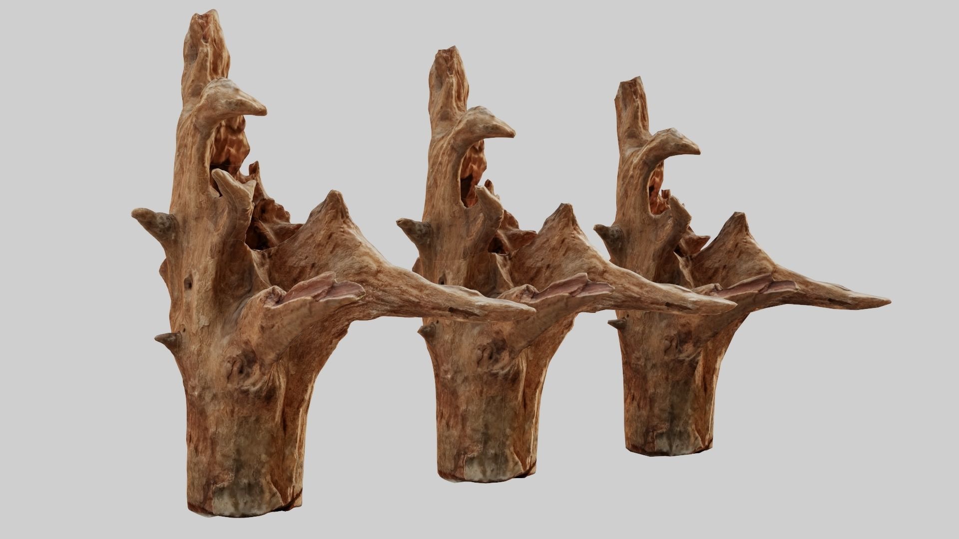 PSWooden002 scanned Wood chip Low-poly 3D model_7