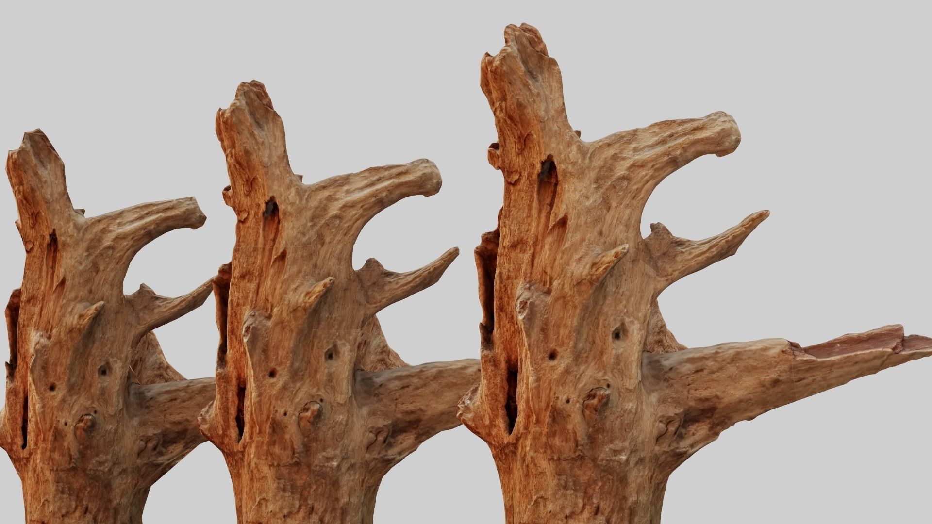 PSWooden002 scanned Wood chip Low-poly 3D model_10