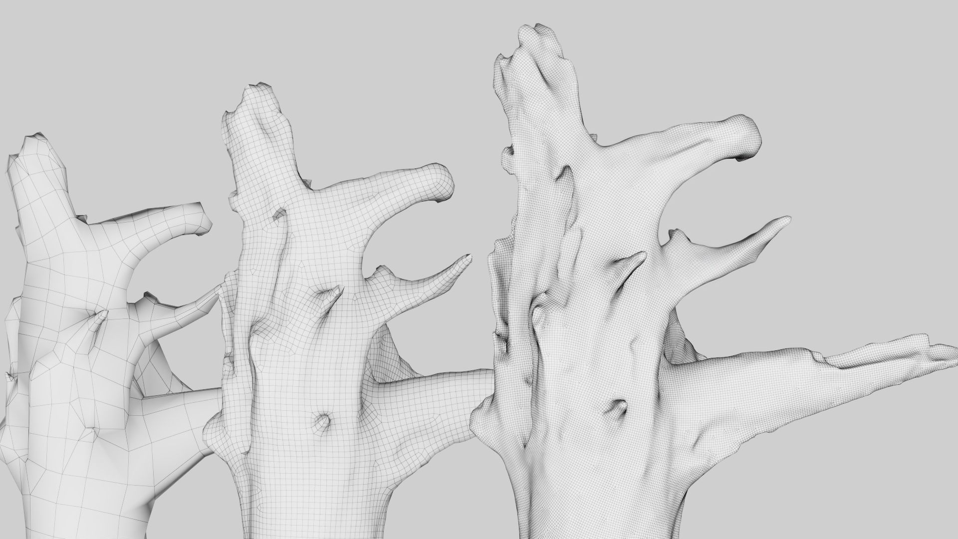 PSWooden002 scanned Wood chip Low-poly 3D model_20