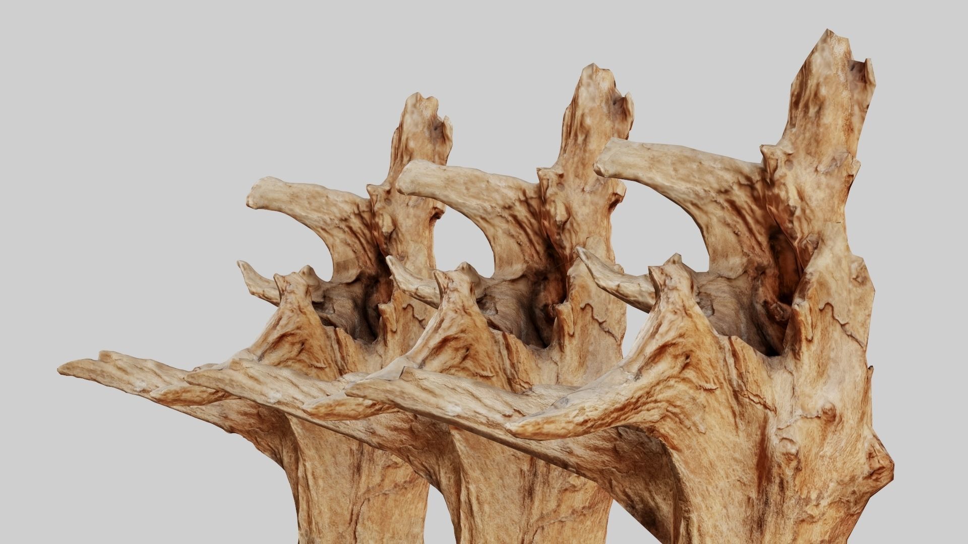 PSWooden002 scanned Wood chip Low-poly 3D model_9