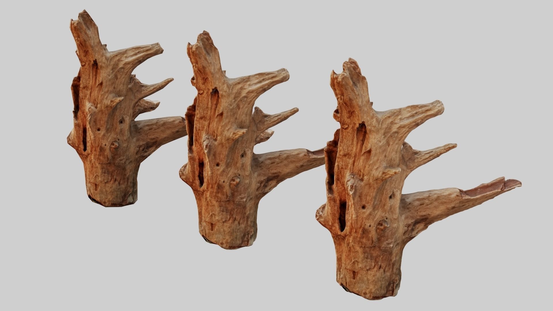 PSWooden002 scanned Wood chip Low-poly 3D model_6