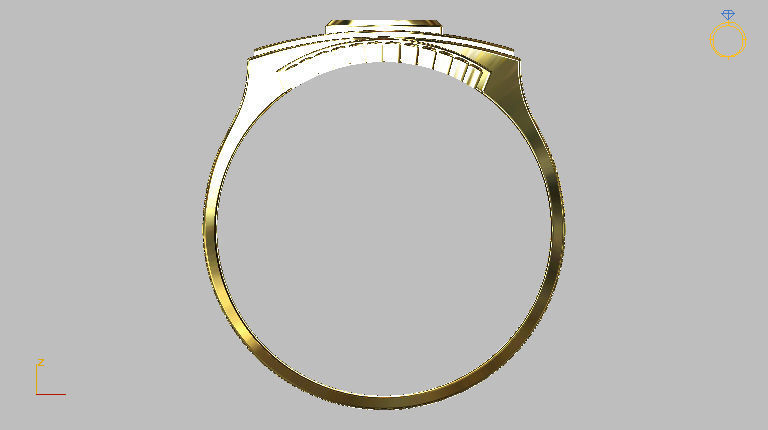 Graduation Ring 3D print model_15