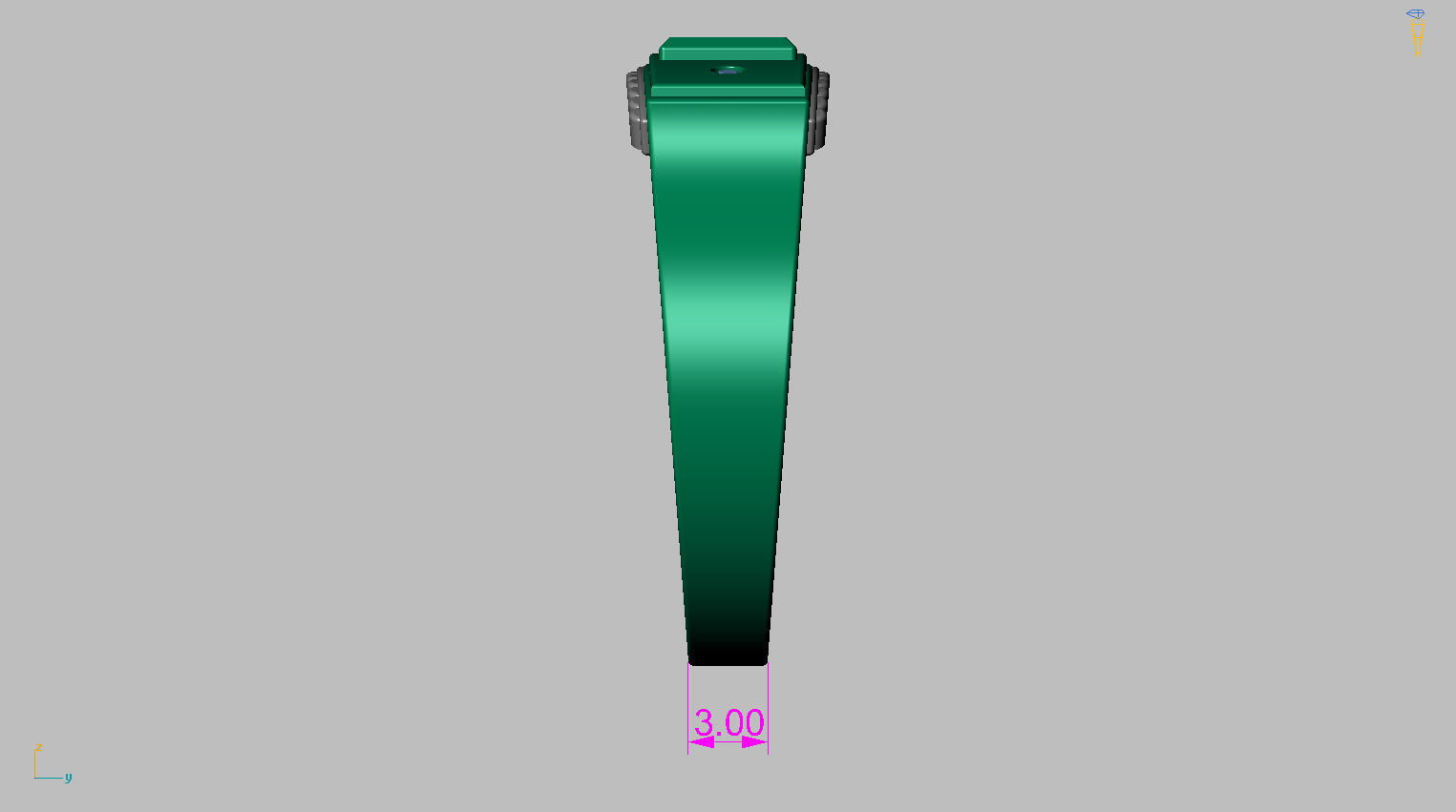 Graduation Ring 3D print model_22