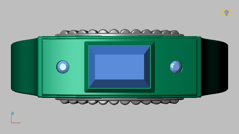 Graduation Ring 3D print model_17