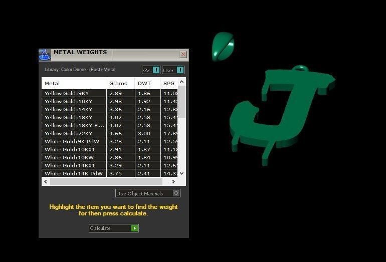 Model 1013 J Russelot Initial Letter Alphabet Pendant 3D print model_10