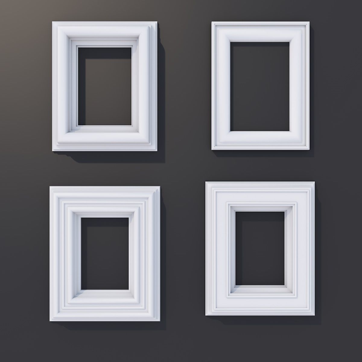 100 Sweep Ceiling Cornice for 3D Print 3D model_4