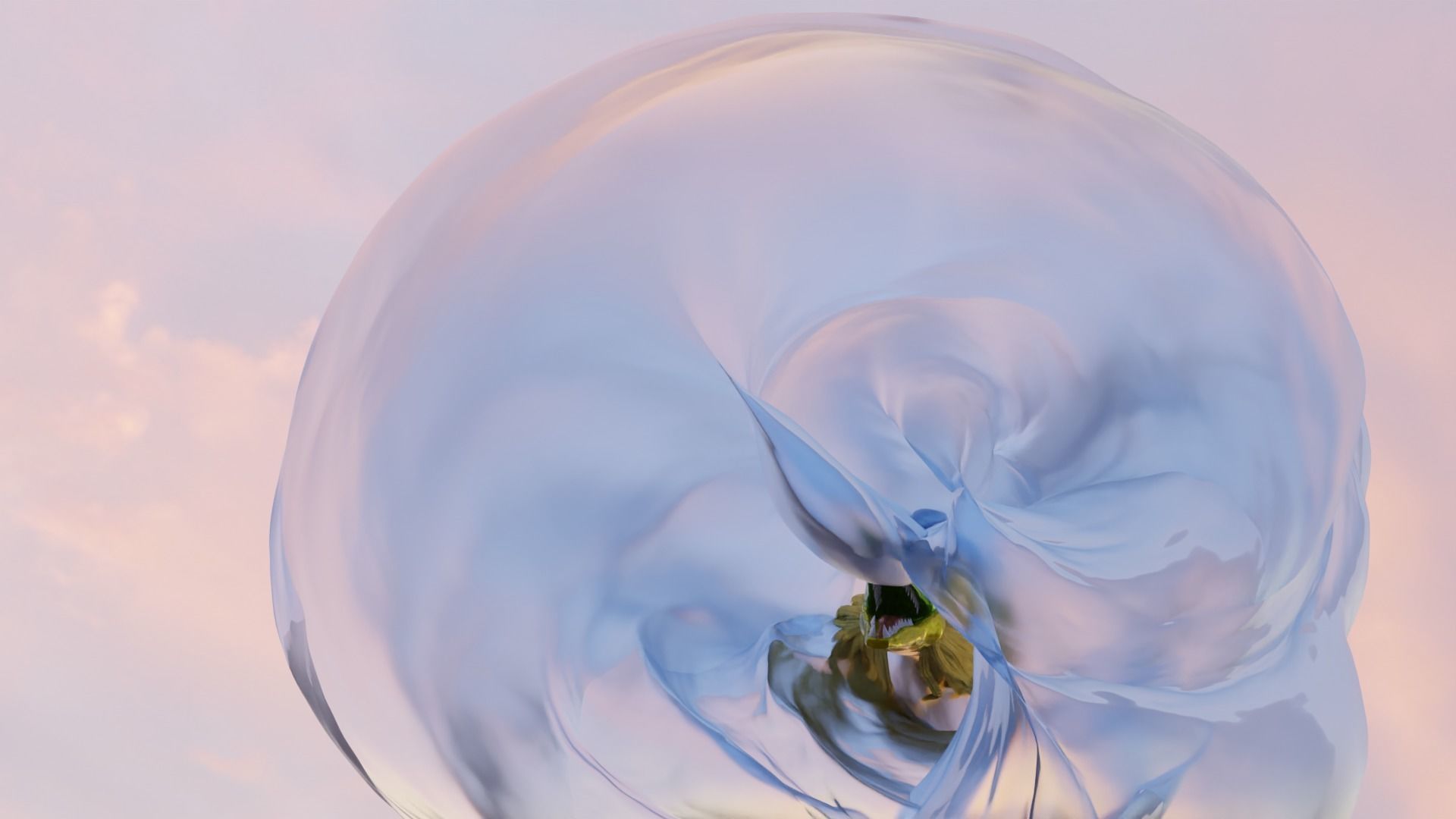 shenlong bubble in sky 3D model_1