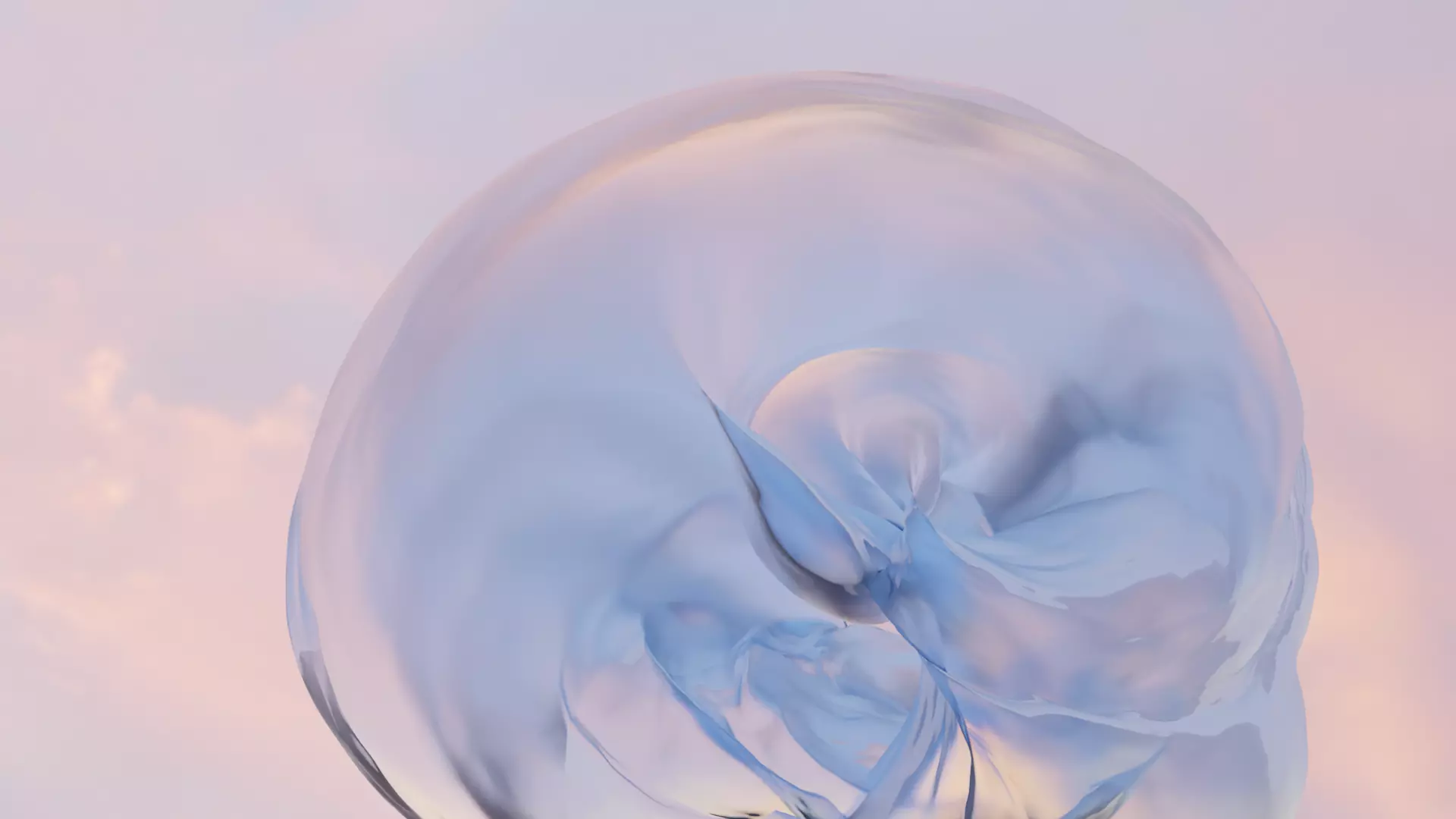 shenlong bubble in sky 3D model_0