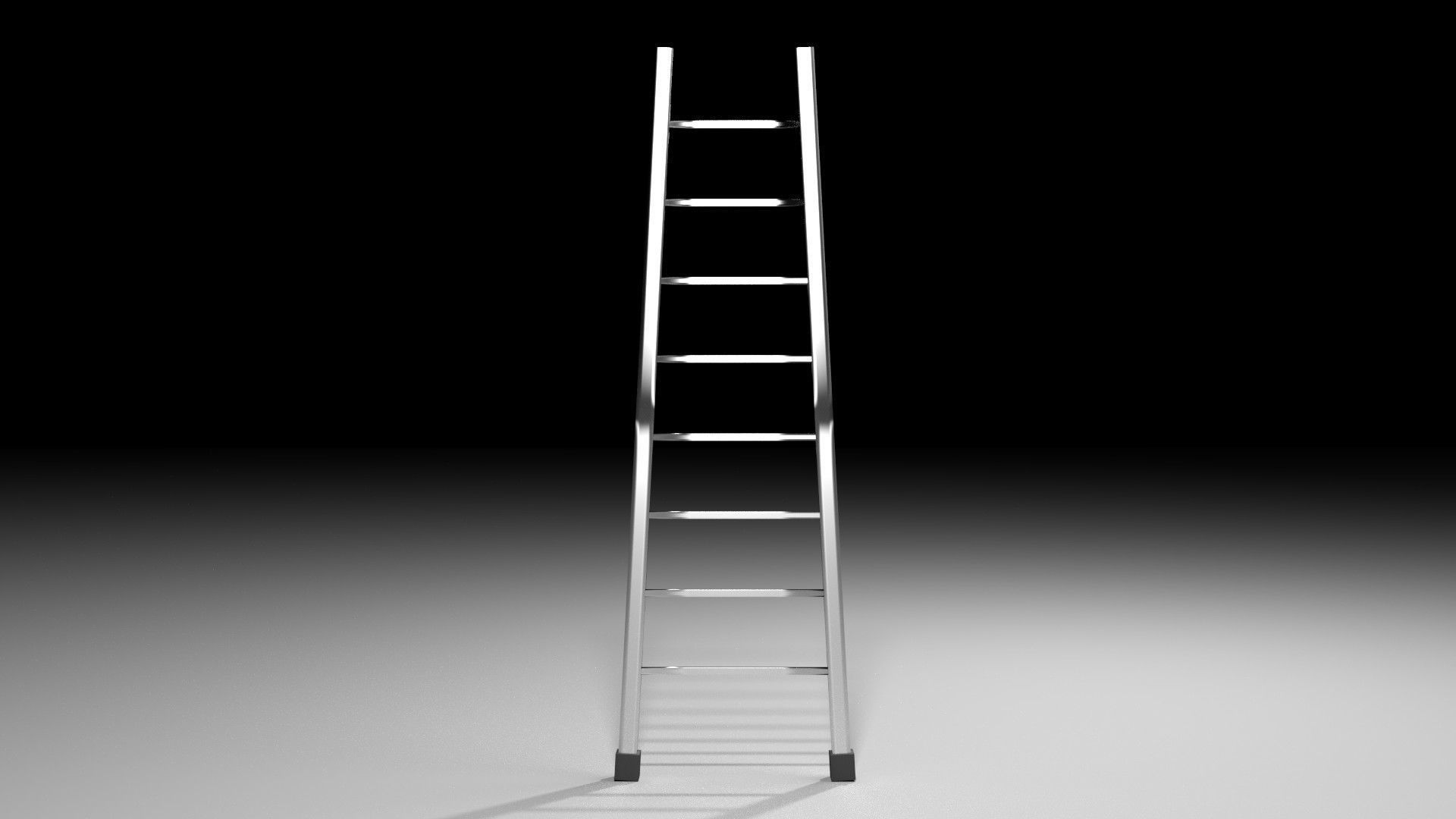 Ladder - Wall Point 3D model_1