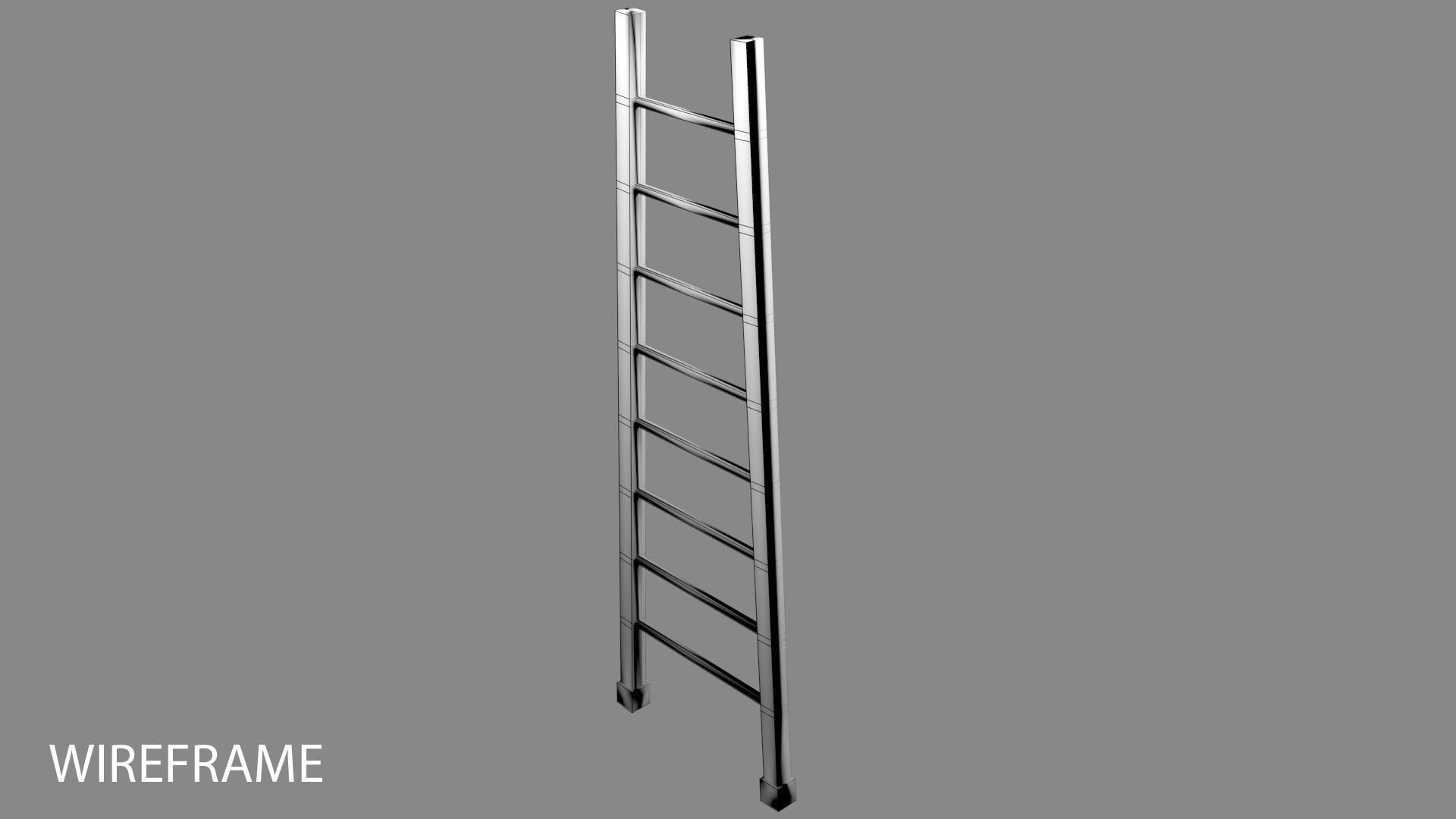 Ladder - Wall Point 3D model_3