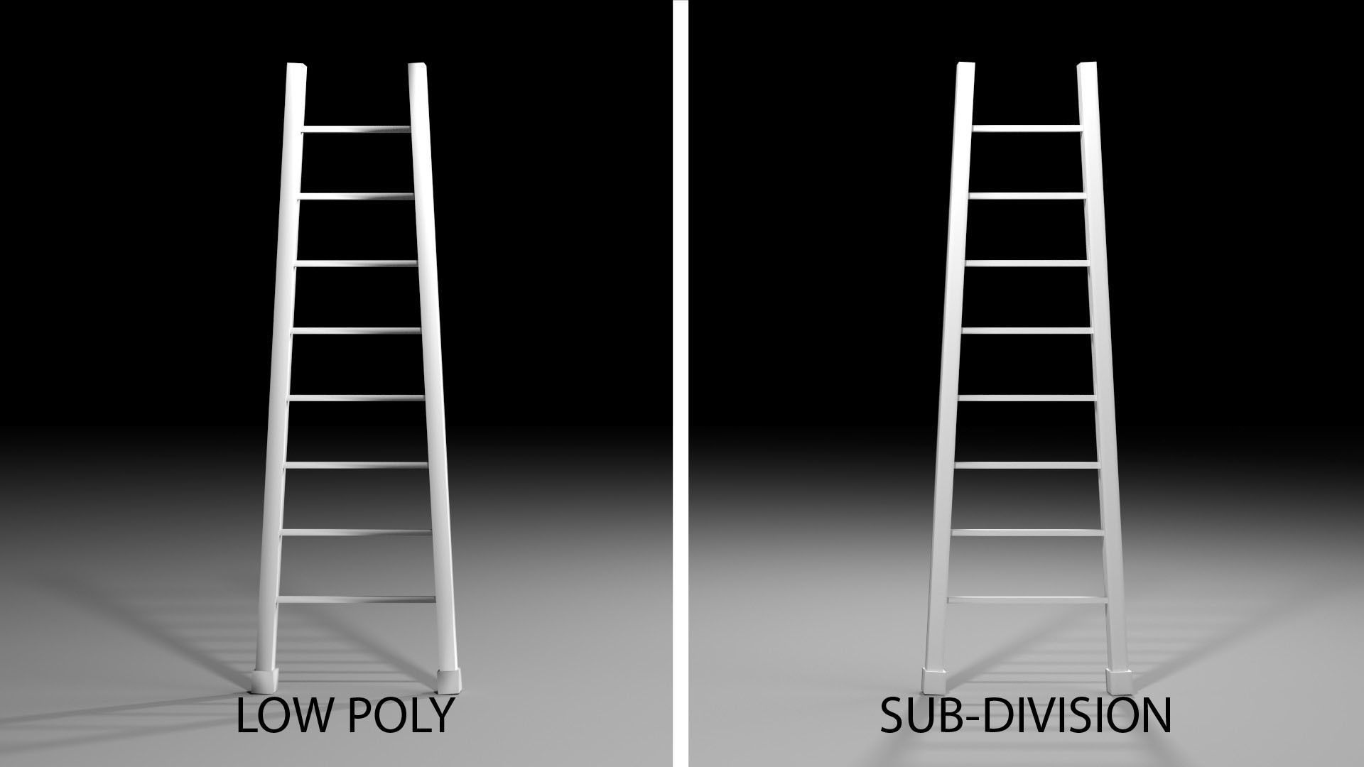 Ladder - Wall Point 3D model_4