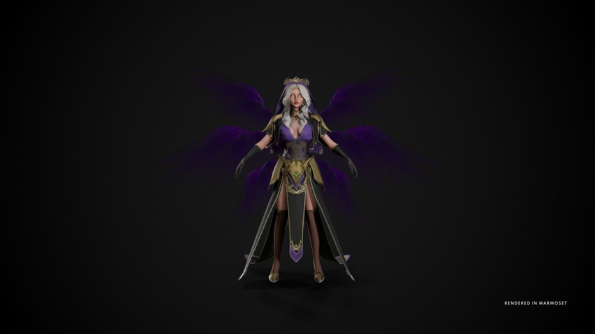 Seraphim Low-poly 3D model_8