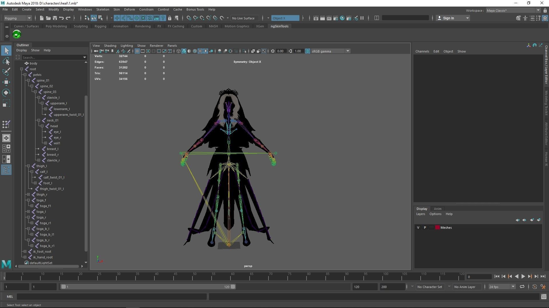 Seraphim Low-poly 3D model_11